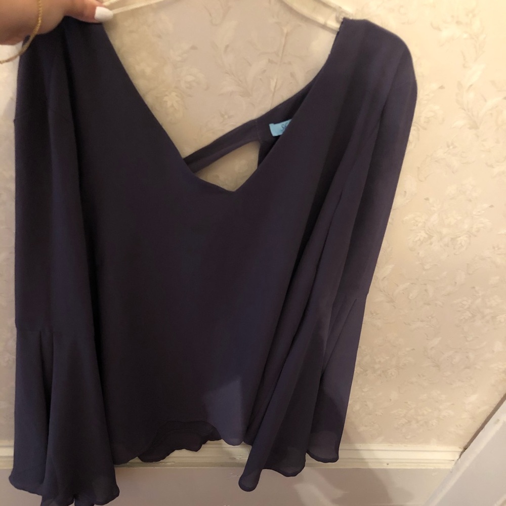 Dressy purple shirt
